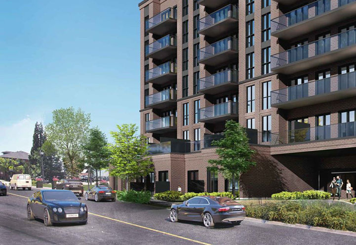 260 Condos Street View of Building Early Design