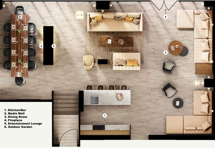 Amenities Site Plan at 260 High Park Condos