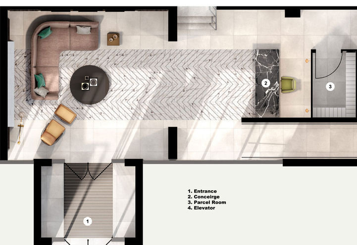 Amenities Site Plan at 260 High Park Condos