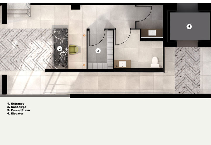 Amenities Site Plan at 260 High Park Condos