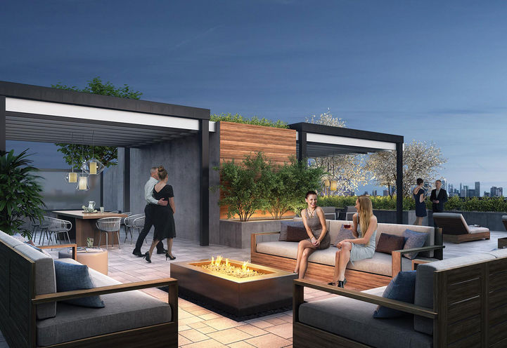 Outdoor Garden/ Rooftop Terrace at 260 High Park Condos