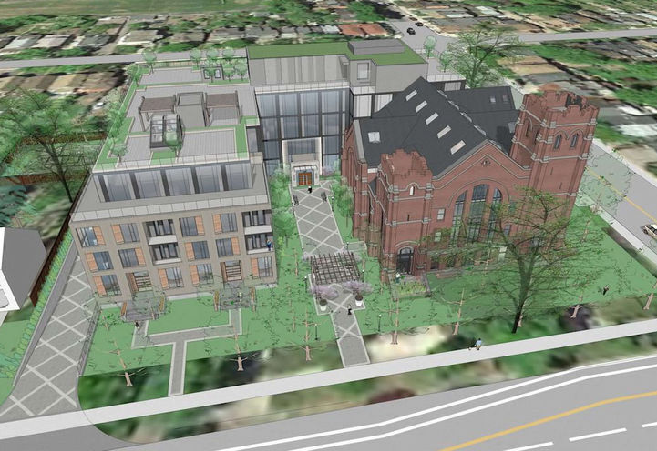 West to 260 High Park Avenue- Initial Renderings