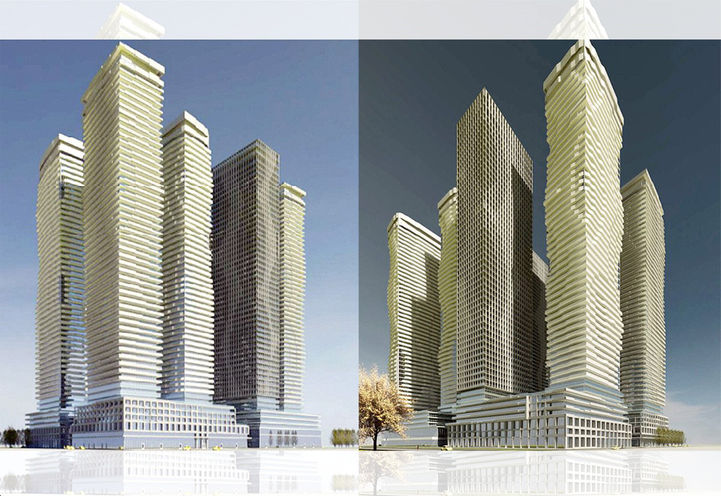 2600 Steeles Ave W Condos 2 Exterior View of Towers