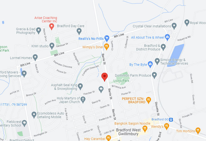 266 Barrie Street Condos Map View of Project Location