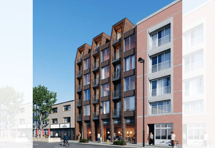 2760 Dundas Street West Condos Streetscape View of Exteriors