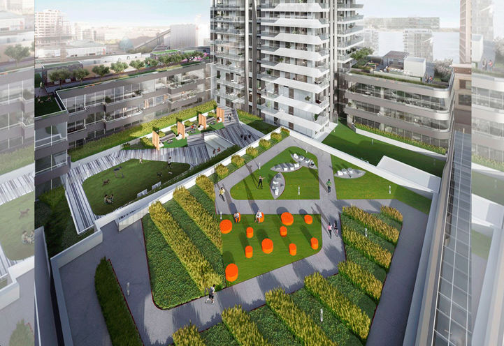 Aerial View of Prestige Condos