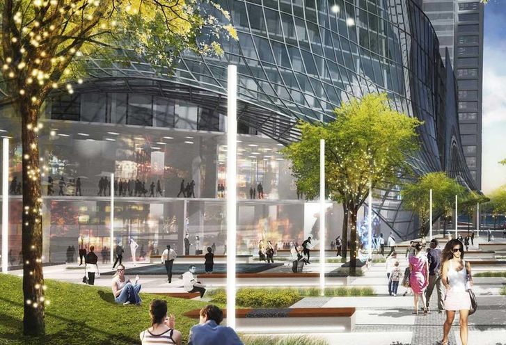 Community Courtyard at Prestige Condos - One Yonge Condominium