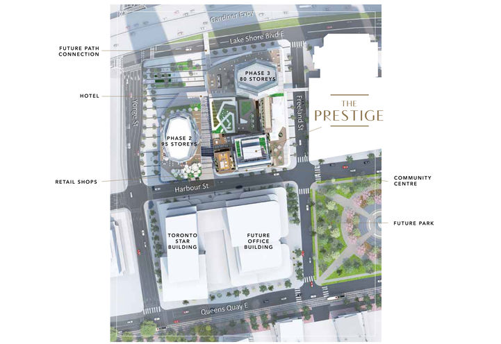 Prestige Condos Site Plan