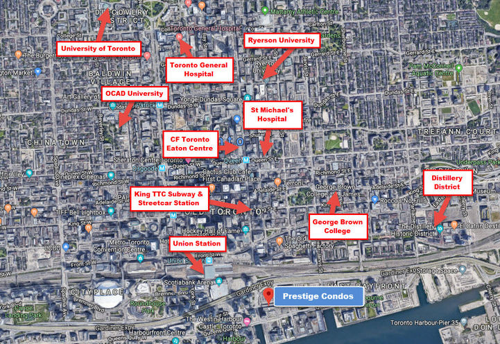 Surrounding Area of Prestige Condos