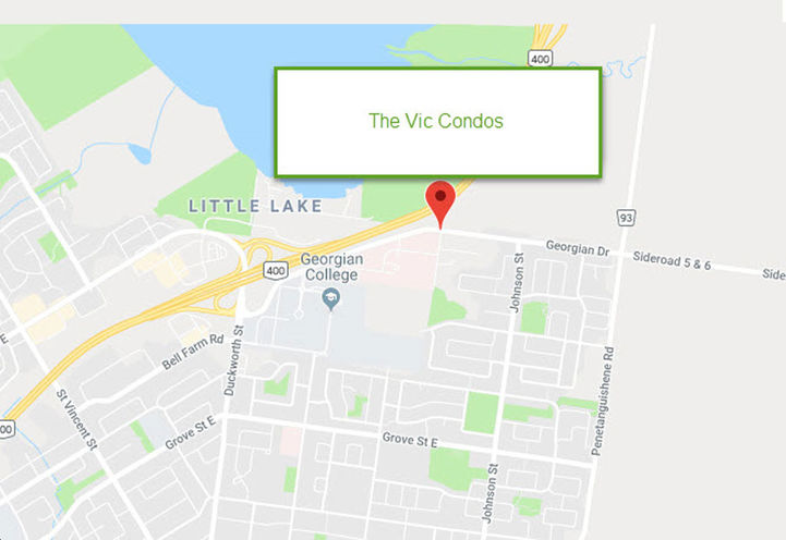 290 Georgian Drive Condos Map Location