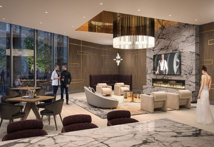 293 The Kingsway Condos Party Room