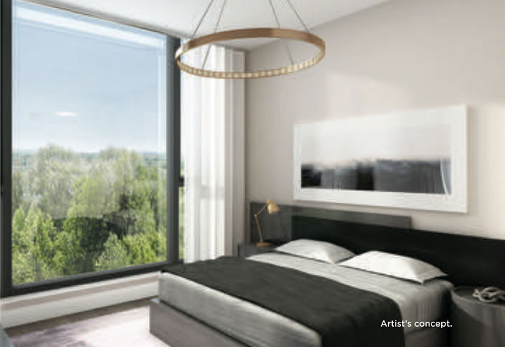 Master Bedroom Interior FInishes at 293 The Kingsway Condos