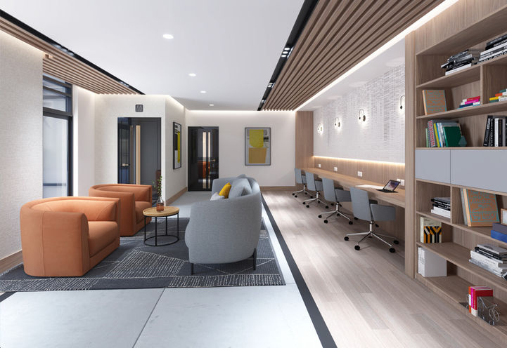 2992 Sheppard Condos Co-Working Lounge
