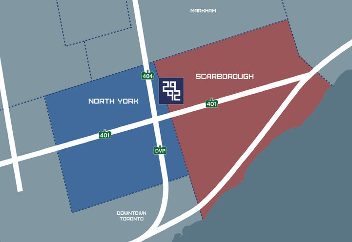 2992 Sheppard Condos on the Edge of 2 Toronto Neighbourhoods