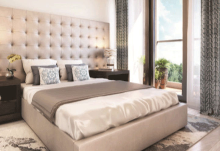 Bedroom at Edge Towers 2