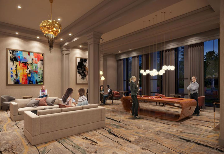 Billiards Room at Edge Towers 2