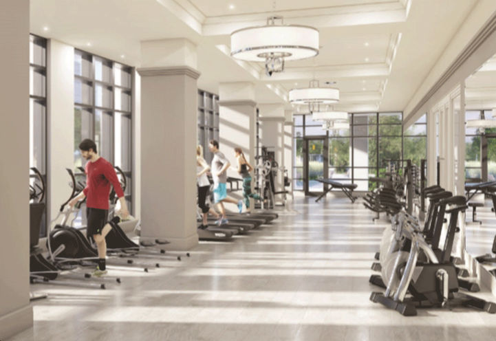 Fitness Room at Edge Towers 2