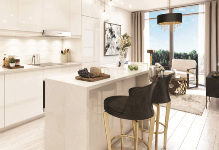 Kitchen Area at Edge Towers 2