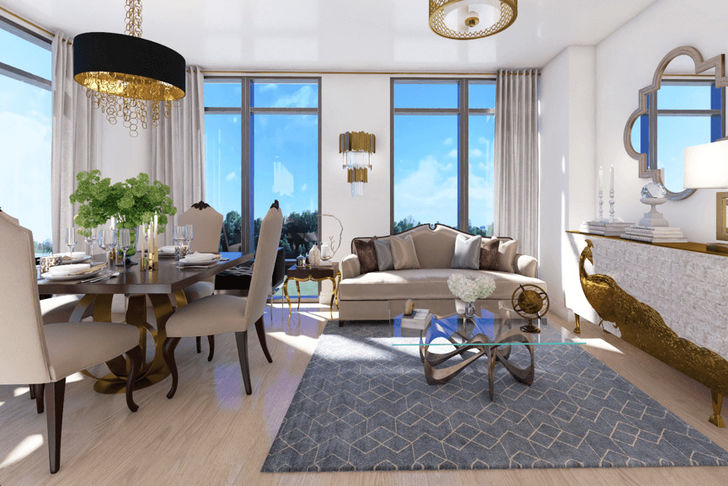 Suite Interior Features and Finishes at Edge Towers 2