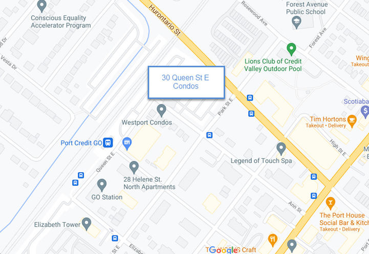 30 Queen St E Condos 2 Map Location