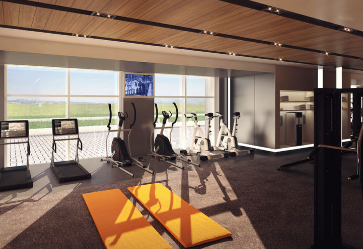 Fitness Centre at Oakvillage by Minto Communities