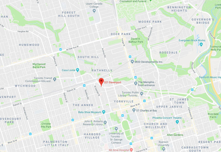 Future Location of 321 Davenport Road