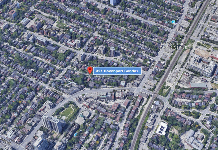 Neighborhood Area of 321 Davenport Road