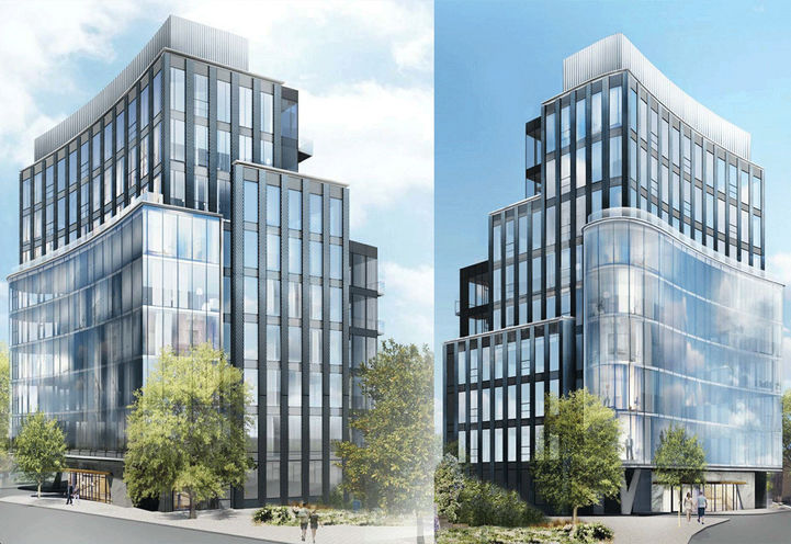 South and North-West Views of 321 Davenport Condos