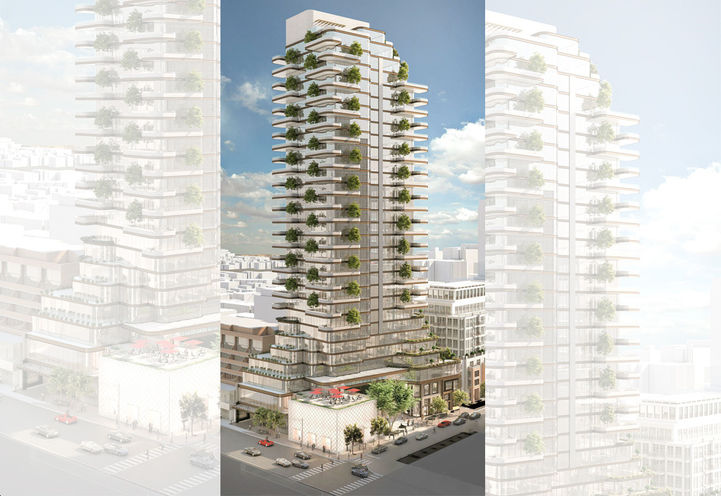 33 Avenue Road Condos Birds Eye View of Tower