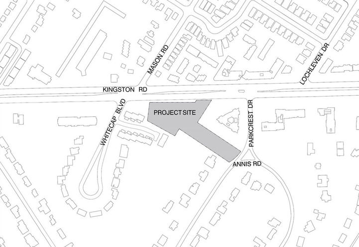 3355 Kingston Road Condos Future Map Location of Project Site