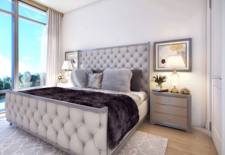 Luxurious Bedroom With Large windows and View at Edge Towers