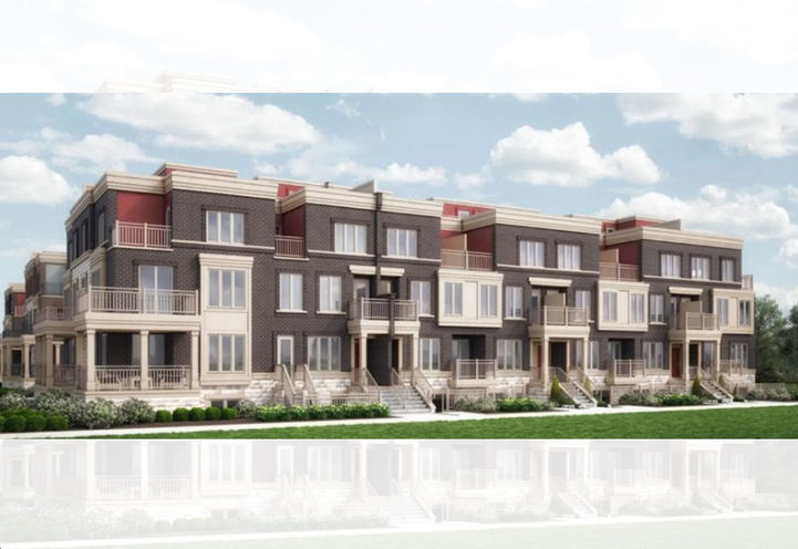 386 Cam Fella Blvd Towns Streetscape View of Unit Exteriors