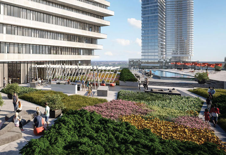 Community Outdoor Terrace at M City Condos 2