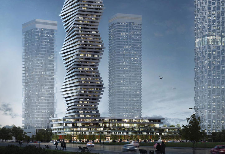 Lower Tower, M City Condos Phase 2 on Burnamthorpe Road and Confederation Parkway