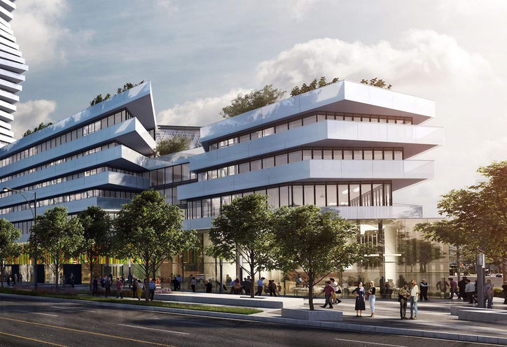 Podium, M City Condos Phase 2 on Burnamthorpe Road and Confederation Parkway