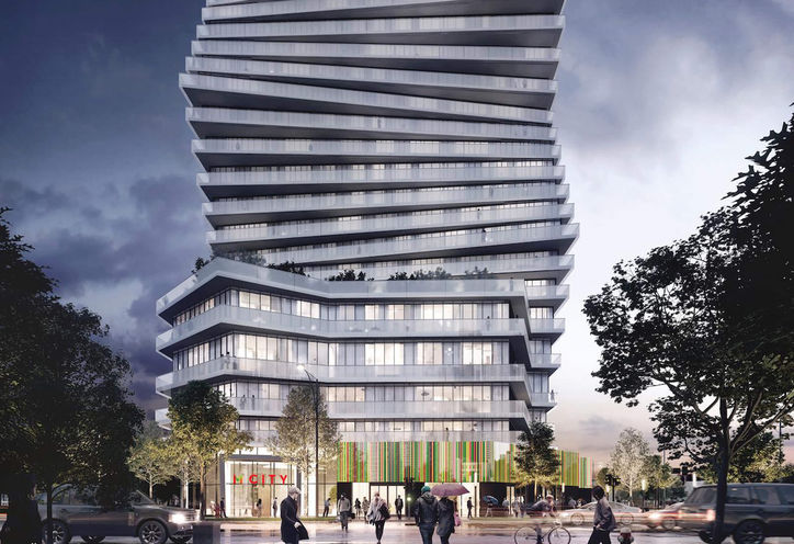 Podium Phase 2, M City Condos Phase 2 on Burnamthorpe Road and Confederation Parkway