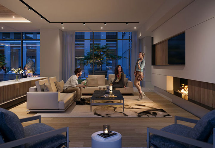 M City Condos 4 Party Room