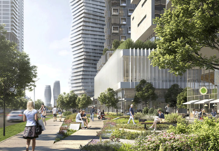 M City Condos 4, Phase 1 Streetscape View