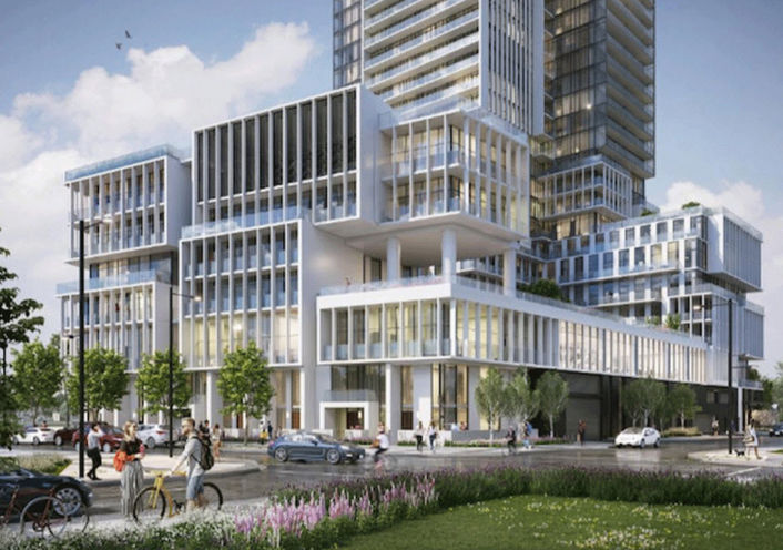 M City Condos 4, Podium Level Exterior View