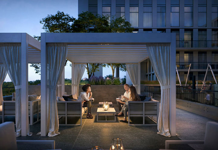 M City Condos 4 Rooftop Terrace and Cabanas