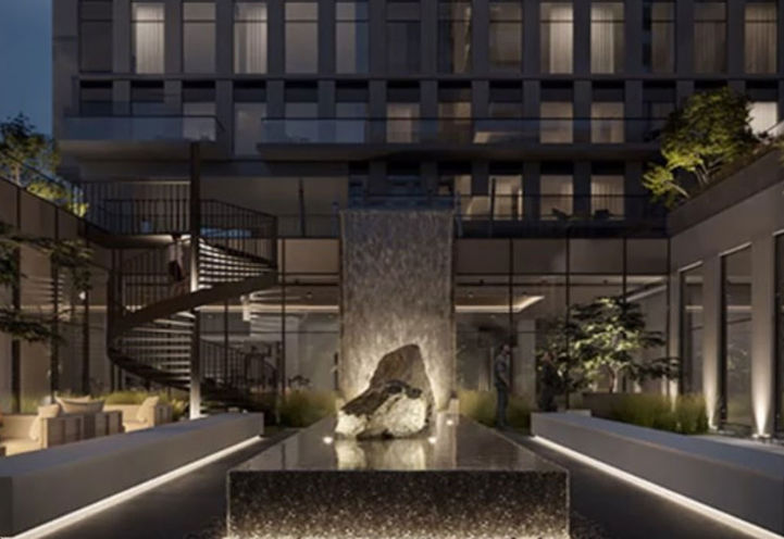 M City Condos 4 View of Courtyard