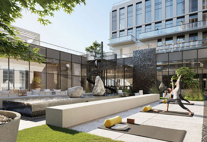 M City Condos 4 Zen Garden and Outdoor Yoga Space