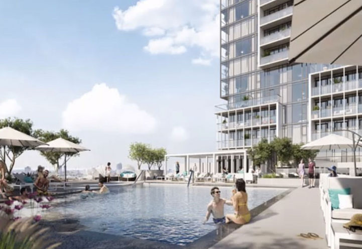 M City Condos Rooftop Outdoor Pool and Lounge Are