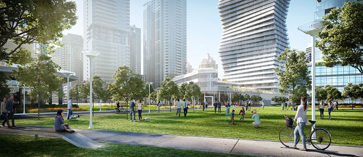 Mississauga's Pre-Construction condo M City. Pedestrian-Friendly