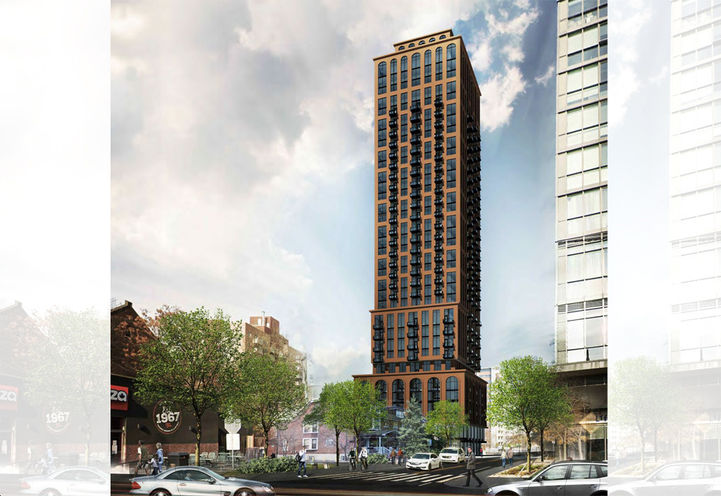 40 Raglan Ave Condos Exterior View of Tower