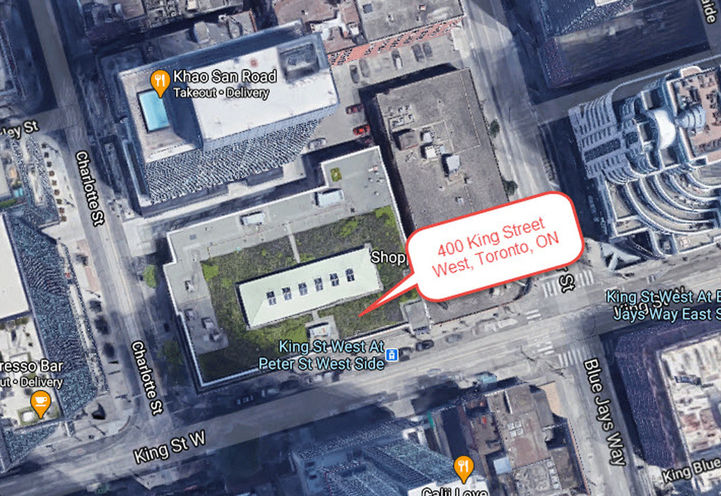 400 King West Condos, Future Site  Location