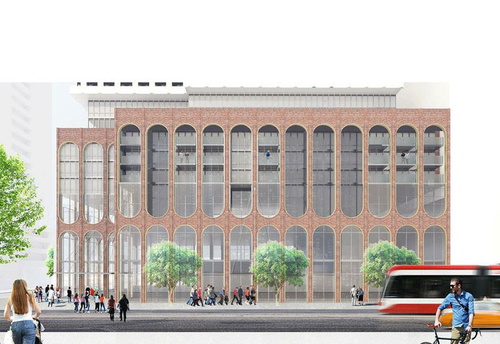 400 King West Condos, Looking north to 400 King West