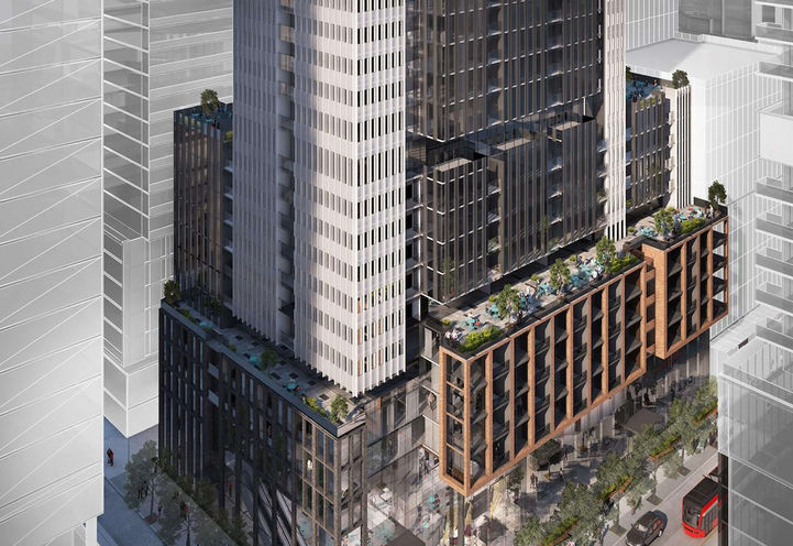 400 King West Condos, Lower Tower Rendering
