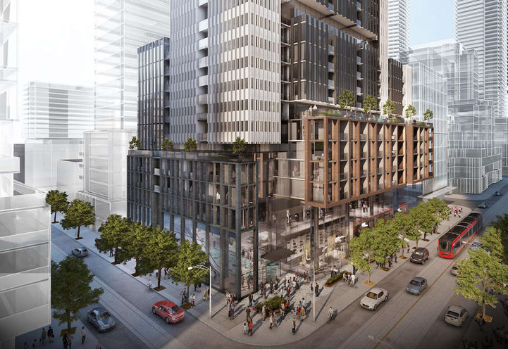 400 King West Condos, Podium and Street View 
