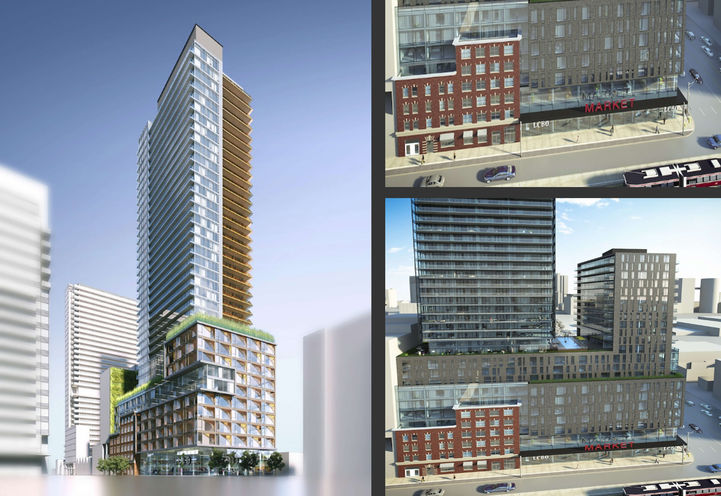 Earlier Proposal for Condo and Retail